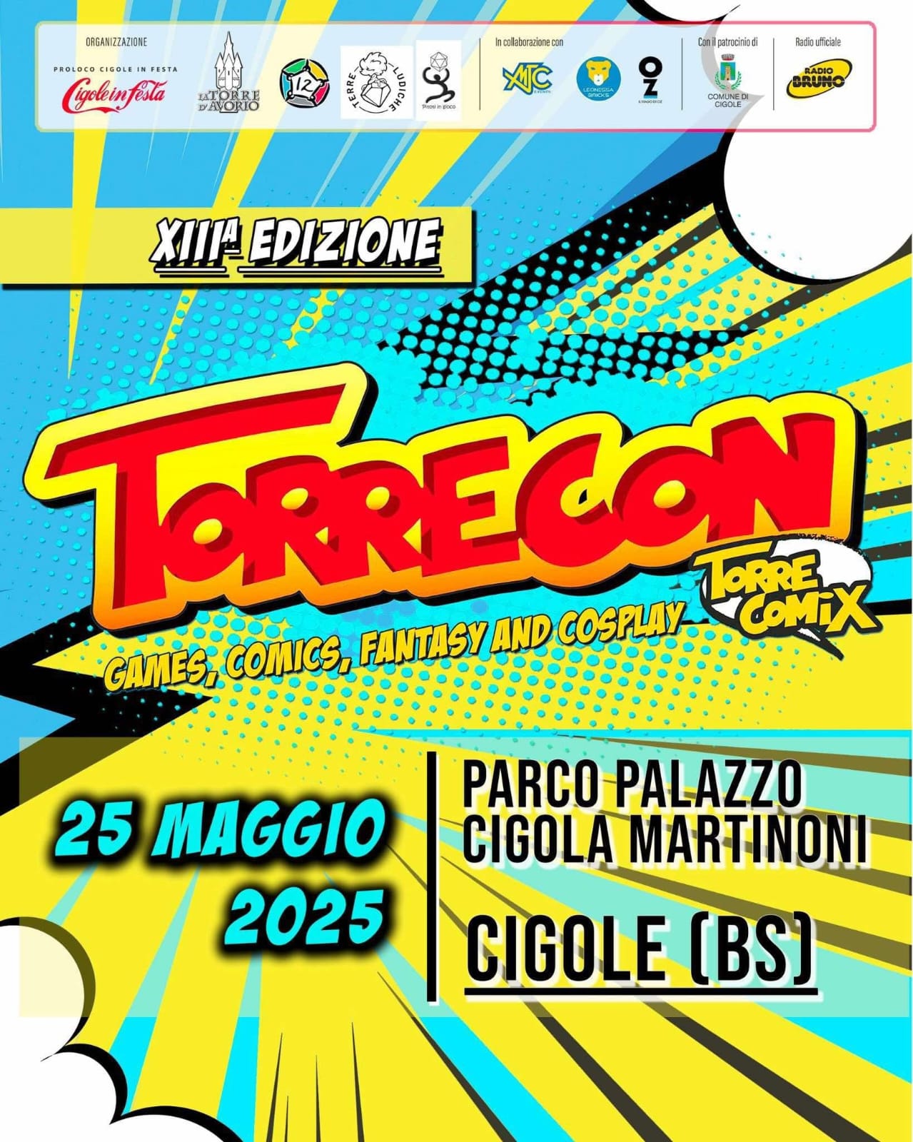 A Cigole, torna la XIII edizione di TORRECON!